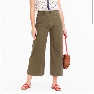 J. CREW Point Sur Cropped Wide Leg